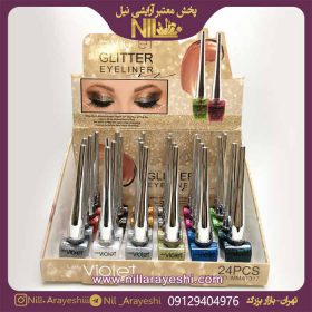 خط چشم گلیتری ویولت کد 1317