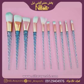 براش 10 تیکه دسته اکلیلی طرح صدف