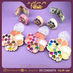 سایه ، رژگونه و هایلایتر قلبی