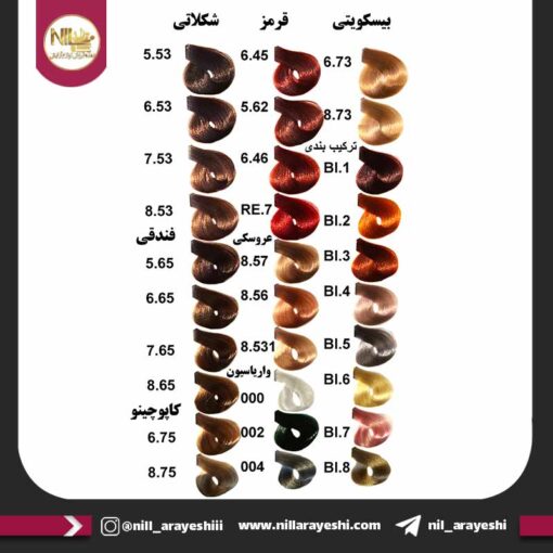 رنگ موی حرفه ای بیجورکا 100ml