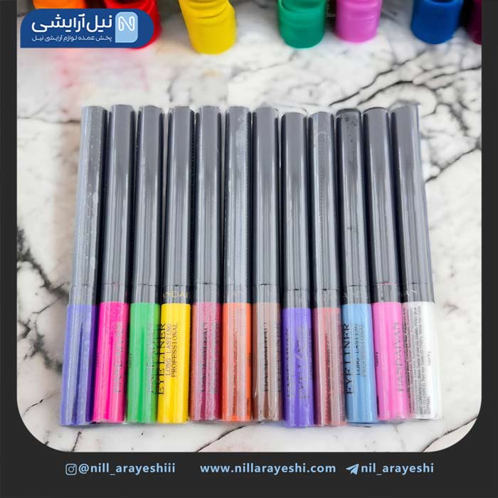 خط چشم رنگی هندیان