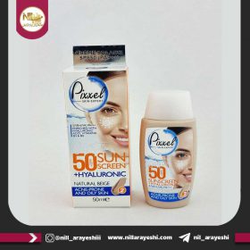 ضدآفتاب بژ طبیعی مناسب پوست‌‌ های جوش دار و چرب پیکسل spf50