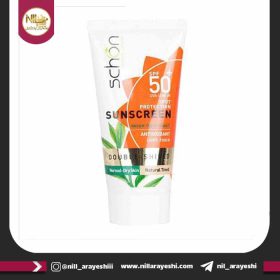 کرم ضد آفتاب دابل شید چای سبز رنگی spf50