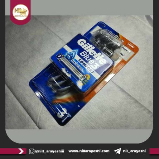 خود تراش ژیلت مدل Blue 3 comfort بسته سه عددی