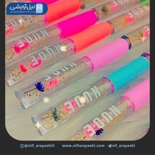 برق لب حرارتی شاین دار گل دار موکالوره کد 828122