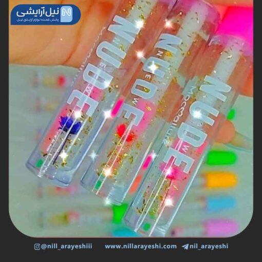 برق لب حرارتی شاین دار گل دار موکالوره کد 828122