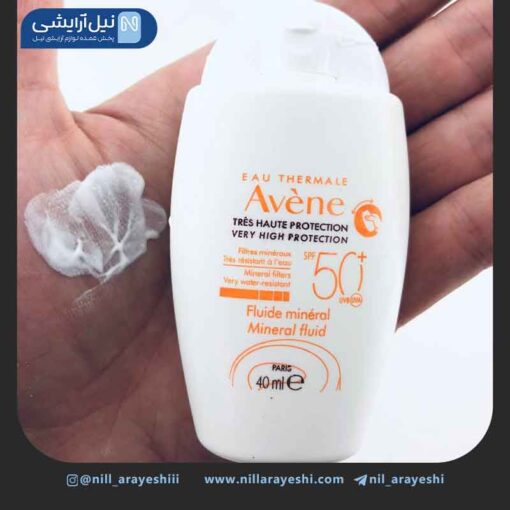 کرم ضد آفتاب اون بی رنگ مدل فلویید مینرال 40 میل spf50 