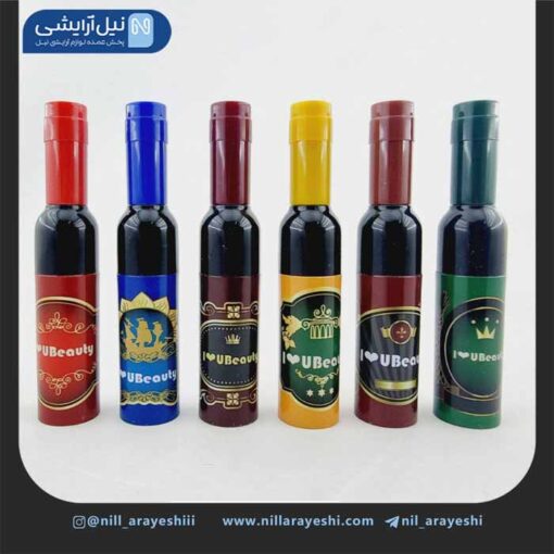 رژ لب مایع طرح بطری شراب آی لاو یو بیوتی iu-335