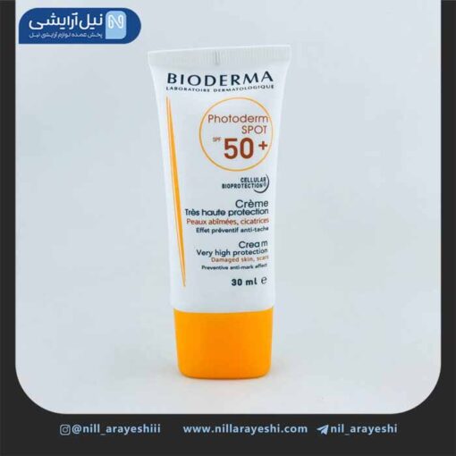 کرم ضد آفتاب بیودرما مدل فتودرم اسپات 30 میل spf50