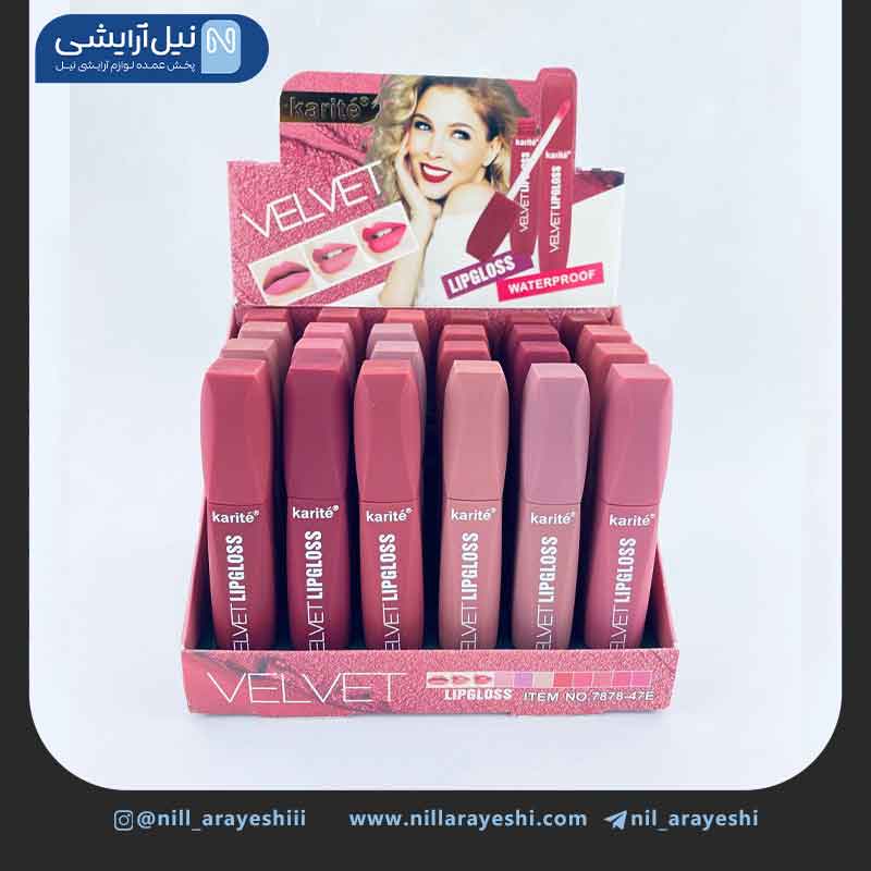 رژ لب مایع کاریته سری ولوت کد 47E