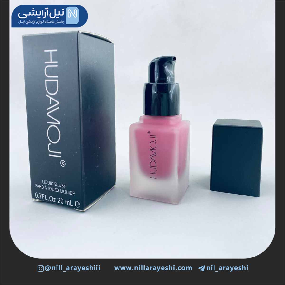 رژگونه مایع پمپی هدی موجی کد BQ-006