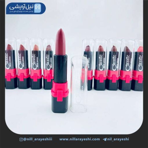 رژ لب جامد کلاسیک کد RJ006V ( پوکه مشکی )