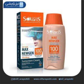 کرم ضد آفتاب بژ طبیعی مدل max newgen سولاریس آردن spf100