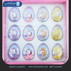 برس مو گره باز کن آکواریومی یونیکورن تخم مرغی