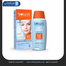 لوسیون ضد آفتاب آبرسان مدل Aqua newgen سولاریس آردن spf50