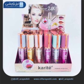 برق لب حرارتی گلدار طلا 24k کاریته کد 47A