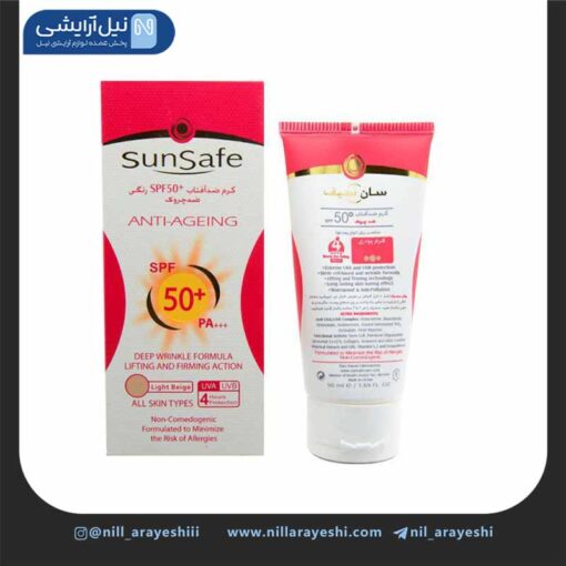 کرم ضد آفتاب و ضد چروک سان سیف SPF50