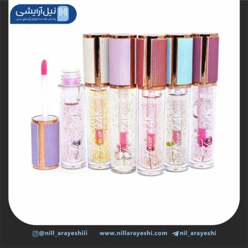 برق لب حرارتی گلدار طلا 24k کاریته کد 47A