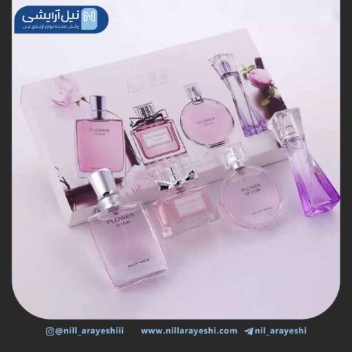 گیفت باکس عطر فلاور آف استوری 25 میل ( جعبه طرح گل )