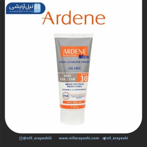 کرم ضد آفتاب آقایان آردن spf30