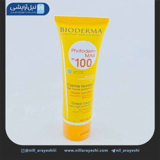 کرم ضد آفتاب رنگ طبیعی فتودرم مکس بیودرما spf100 ( دایره زرد )