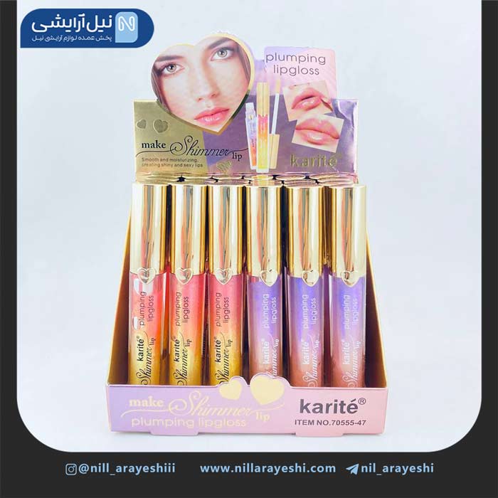 لیپ گلاس شاین دار کاریته کد 47 - 70555