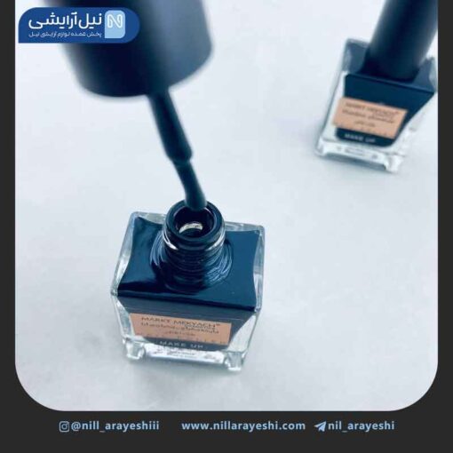 لاک ناخن مشکی مارکت مکیاچ کد W228 - B