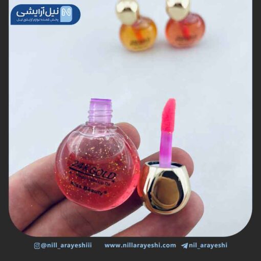 برق لب حرارتی طلا 24k کیس بیوتی کد 03 - 70270