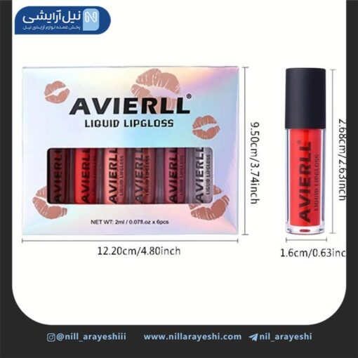 پک رژ مایع اویرل شش عددی کد Ap329