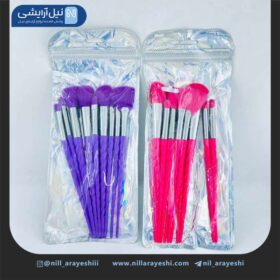 براش ده تیکه نئونی دسته پیچی