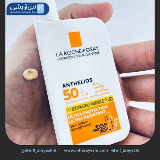 فلوئید ضد آفتاب رنگی آنتلیوس spf50 لاروشه پوزای های کپی