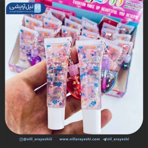 لیپ گلاس و رژ حرارتی قلبی هولد مورنینگ کد HL5317