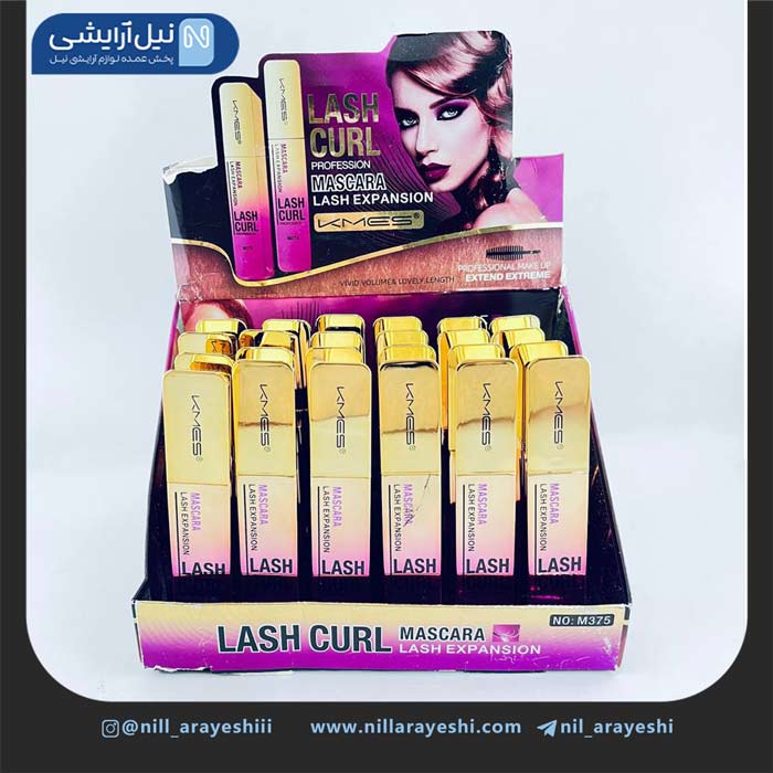 ریمل شمشی لش کرل کمس کد M375