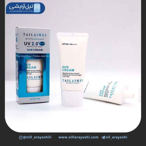 کرم ضد آفتاب تیوپی بی رنگ تایلامی spf90 کد TLM - SC001