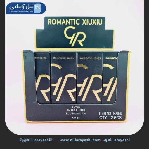 کرم پودر پمپی رومانتیک شوشو سری گلدن رز کد RX030