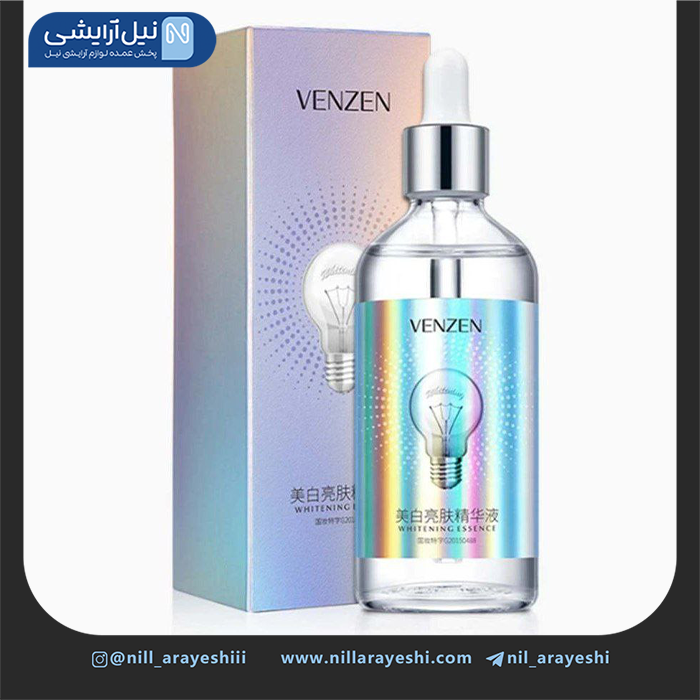 سرم صورت سفید کننده لامپی ونزن 100 میل کد fz22415