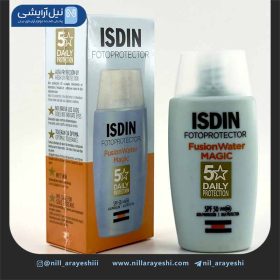 فلوئید ضد آفتاب بی رنگ مجیک فیوژن واتر ایزدین spf50