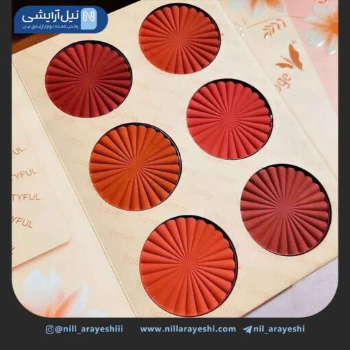 پالت کتابی ورقه ای چند کاره 36 رنگ‌ طرح گل دروگی کد dg - 367