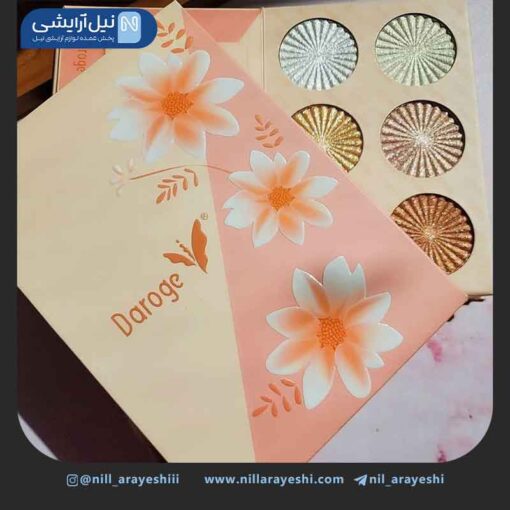 پالت کتابی ورقه ای چند کاره 36 رنگ‌ طرح گل دروگی کد dg - 367