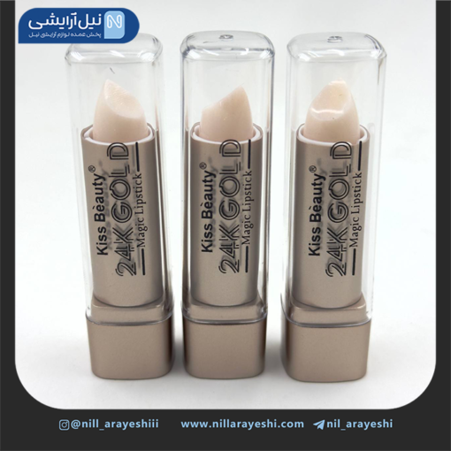 بالم لب حرارتی طلا 24k کیس بیوتی کد 03 - 2972