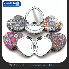 آیینه جیبی قلبی طرح سنتی