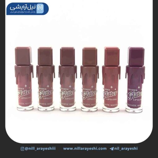 رژ لب مایع شاین دار رومانتیک مات کد Ry - 6829