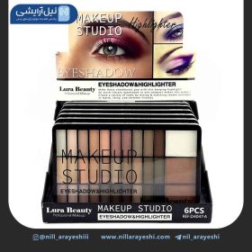 پالت سایه و هایلایتر سی و سه رنگ لورا بیوتی کد d4047 - A