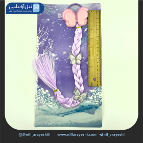 اکستنشن بافت مو کش دار رنگی پروانه ای