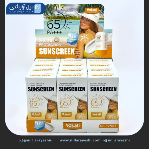 فلوئید ضد آفتاب بی رنگ وکالی spf65 میل کد cx7629