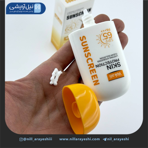 فلوئید ضد آفتاب بی رنگ وکالی spf65 میل کد cx7629