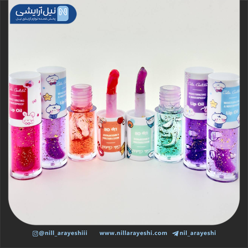 برق لب شاین دار طرح حیوانات کالر کاستل کد 4203