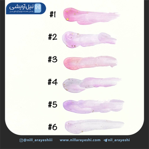 برق لب شاین دار طرح حیوانات کالر کاستل کد 4203