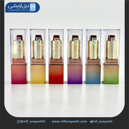 رژ لب جامد دو رنگ میس بتی کد k3609