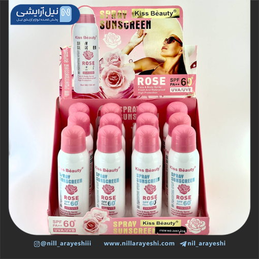 اسپری ضد آفتاب کیس بیوتی spf60 کد 2457